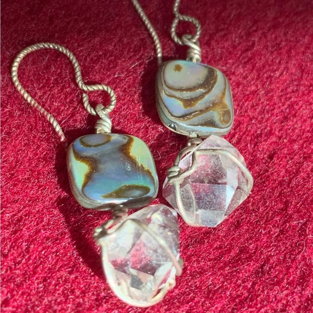 Stone and crystal jewelry lot